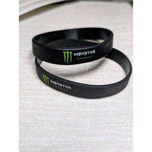 Monster Energy Silicone Wristband Lot of‎ 2
